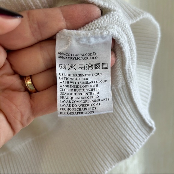 Vintage cable knit cricket style sports vest - Picture 8 of 8